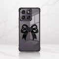 Motorola Edge 70 5G Stylish Bow Knot Stand Transparent Shockproof Airbag Phone Case