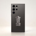 Samsung Galaxy S24 Ultra 5G Compatible Satyamev Jayate 3D Metal Emblem Sticker