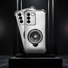 Vivo V27/ V27 Pro 5G Premium Stress Buster Wheel Rotating Shockproof Airbags Case