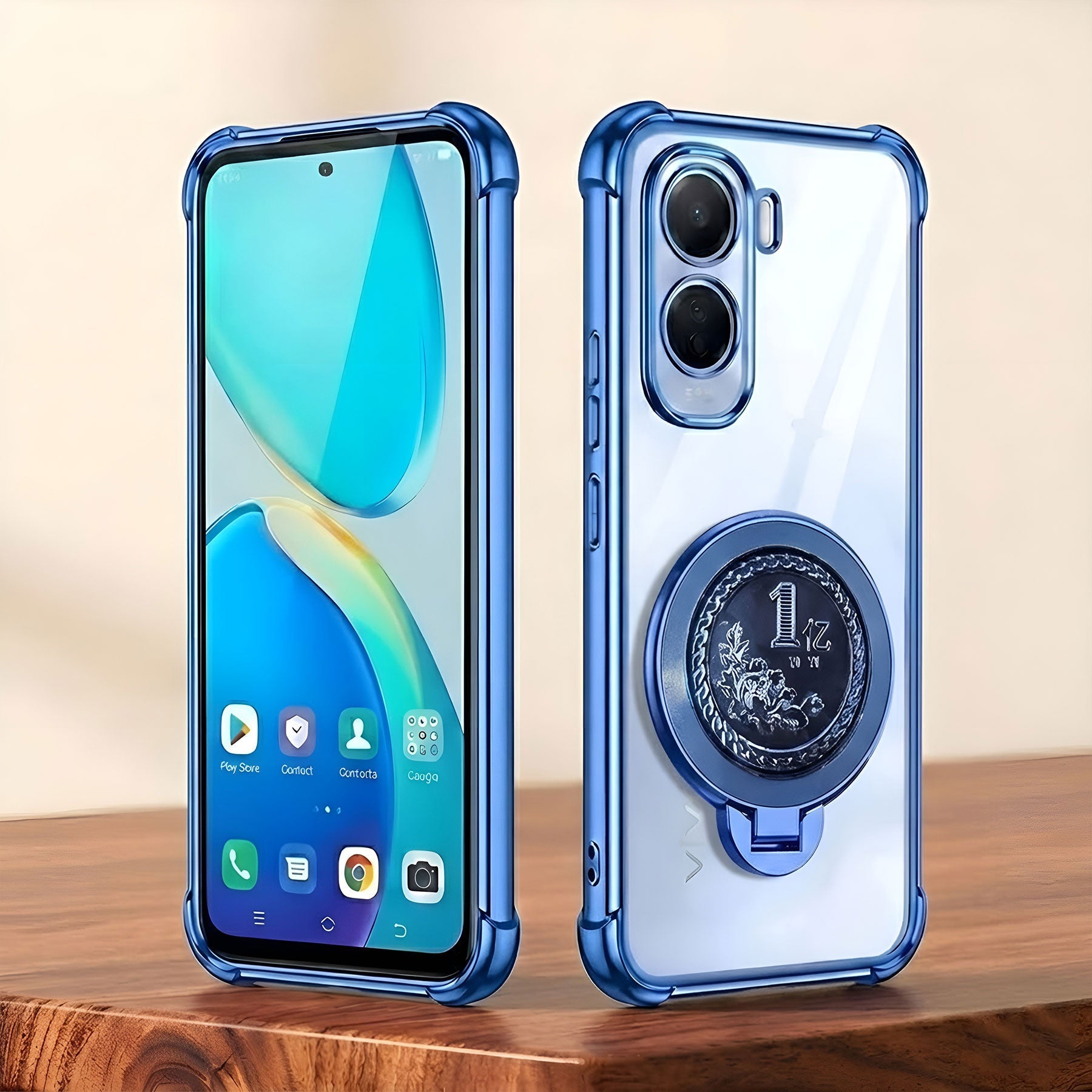 Vivo T5 Pro 5G Premium Billion Wheel Rotating Shockproof Airbags Case