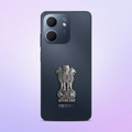 Oppo A5x 5G Compatible Satyamev Jayate 3D Metal Emblem Sticker