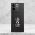 Vivo T2 Pro 5G Compatible Satyamev Jayate 3D Metal Emblem Sticker