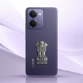 Realme P3 Ultra 5G Compatible Satyamev Jayate 3D Metal Emblem Sticker