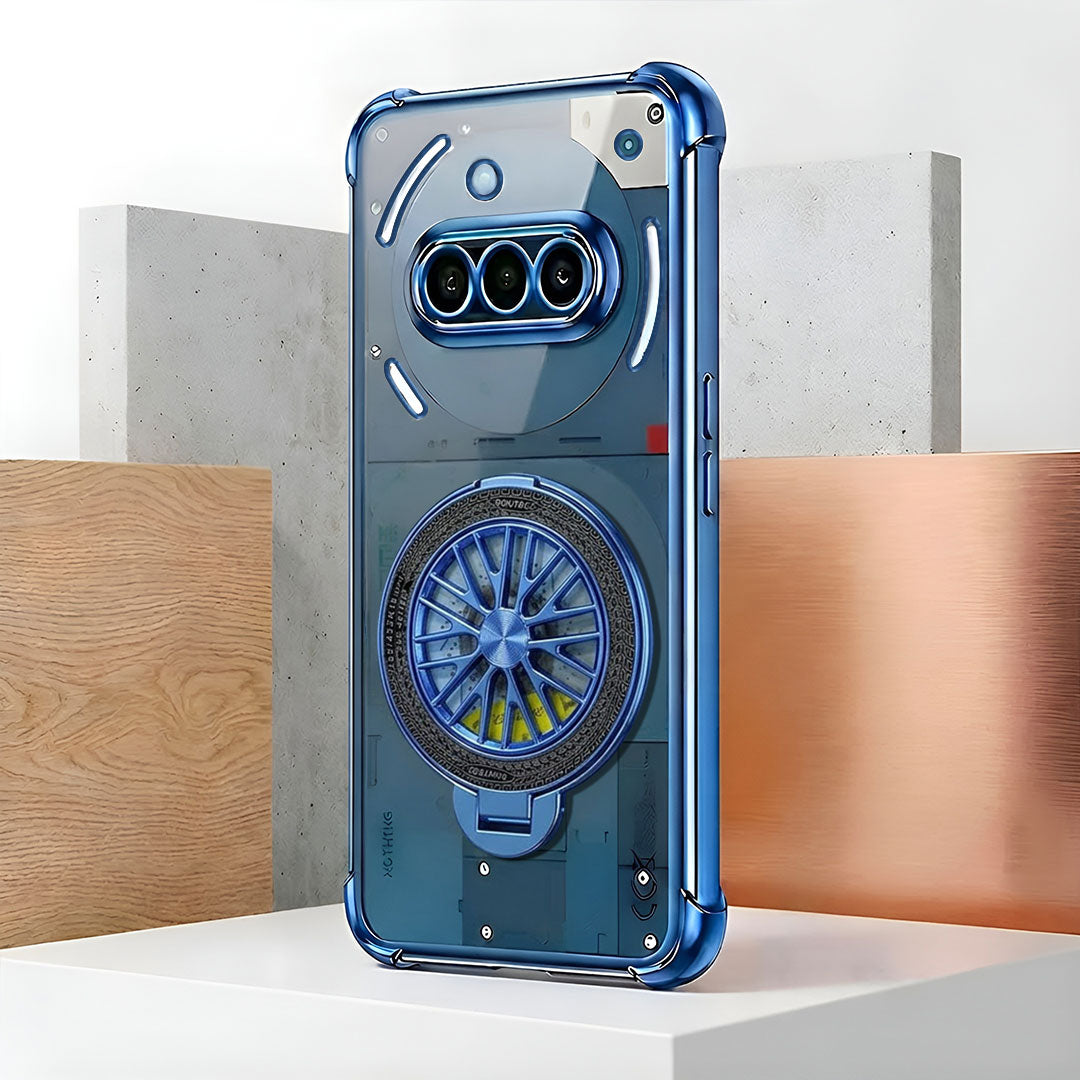 Nothing Phone 3a 5G Premium Stress Buster Wheel Rotating Shockproof Airbags Case