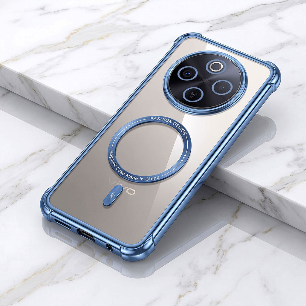 Vivo T4 5G Premium Magnetic MagSafe Shockproof Airbag Case