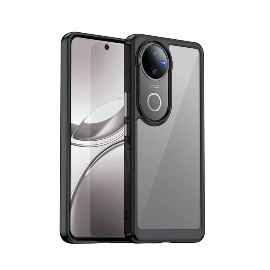 Vivo V50 5G Transparent Acrylic Protective Back Case (Buy 1 Get 1 Surprise Cover)