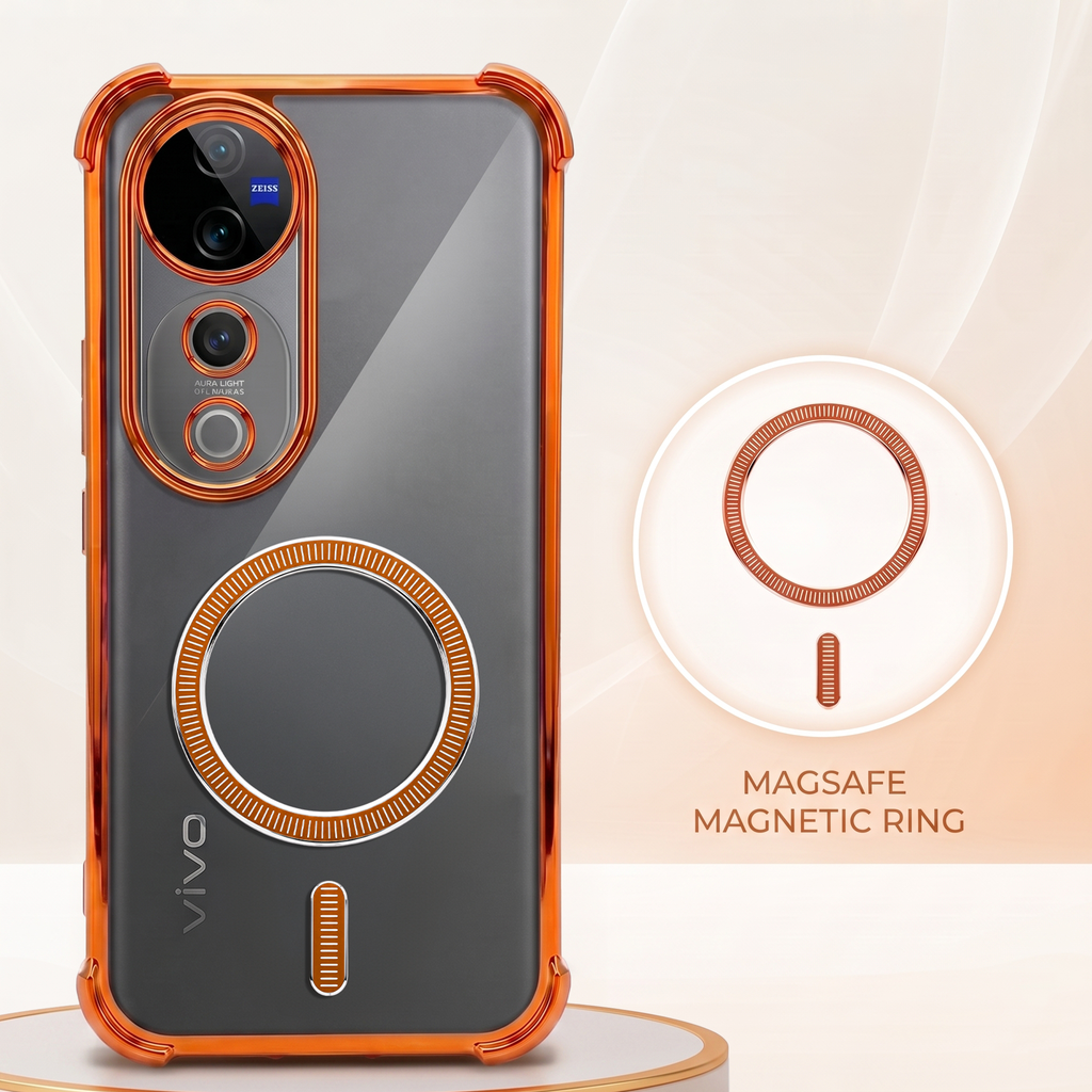 Vivo V40 Pro 5G Magsafe Airbag Cosmic Orange Case