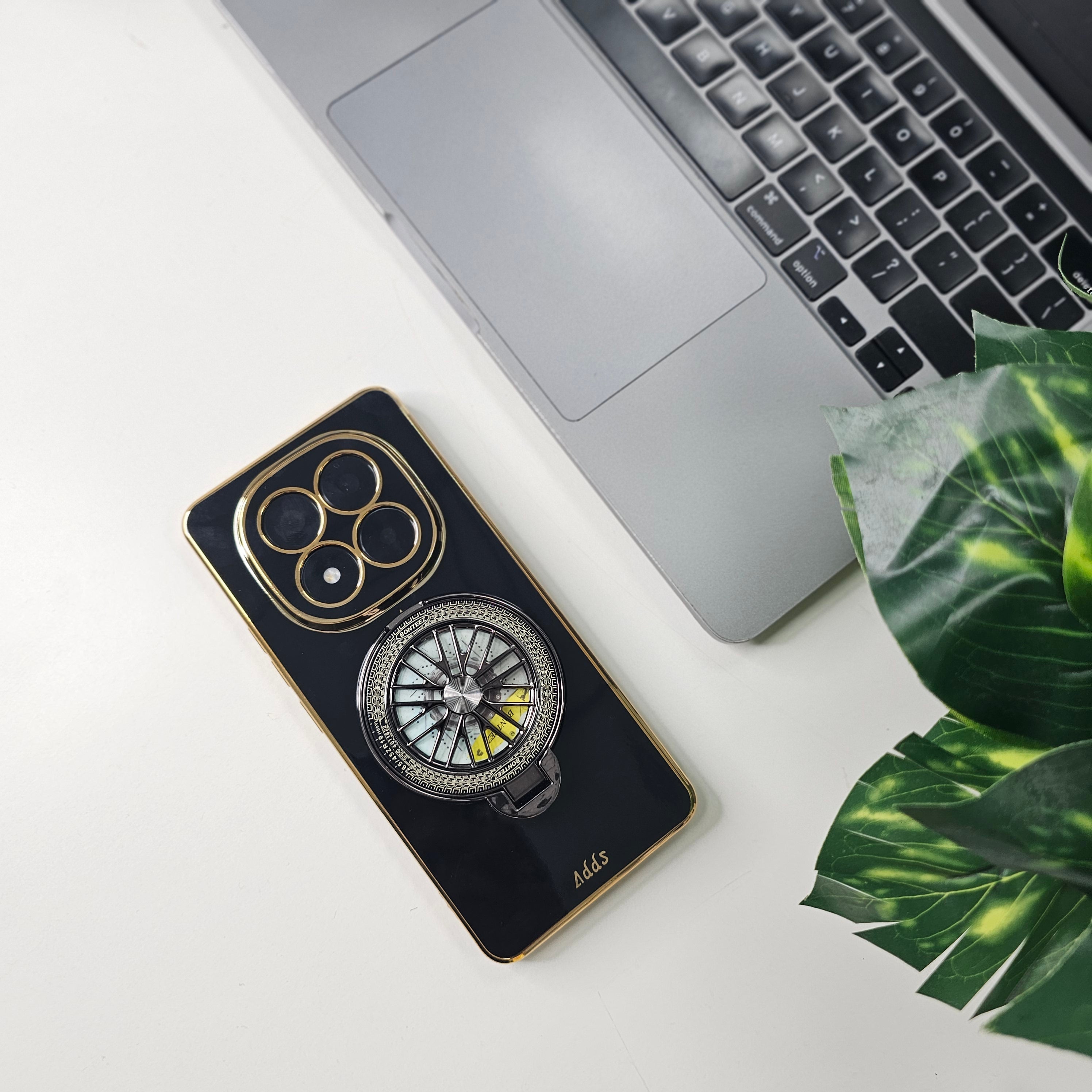 Redmi Note 14 Pro+ 5G Best Selling Stress Buster Wheel Silicone Scratch Resistant Back Case