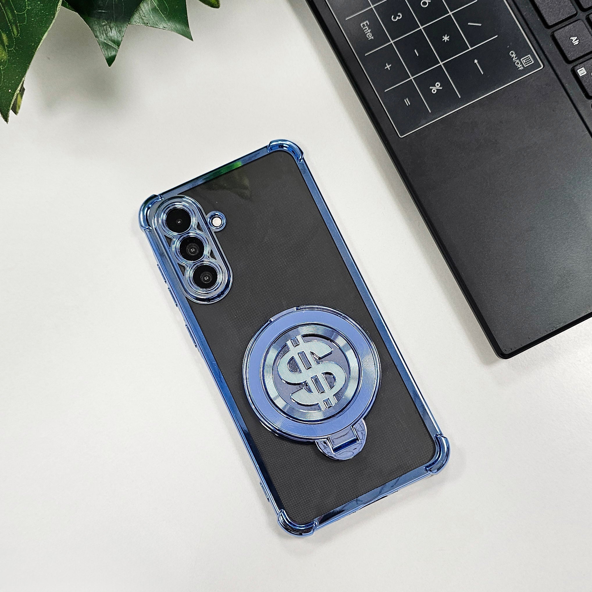 Samsung Galaxy A36 5G Four Corner Airbags 100% Original Astro Money Magnet Rotating Dollar Case