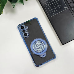 Samsung Galaxy M56 5G Four Corner Airbags 100% Original Astro Money Magnet Rotating Dollar Case