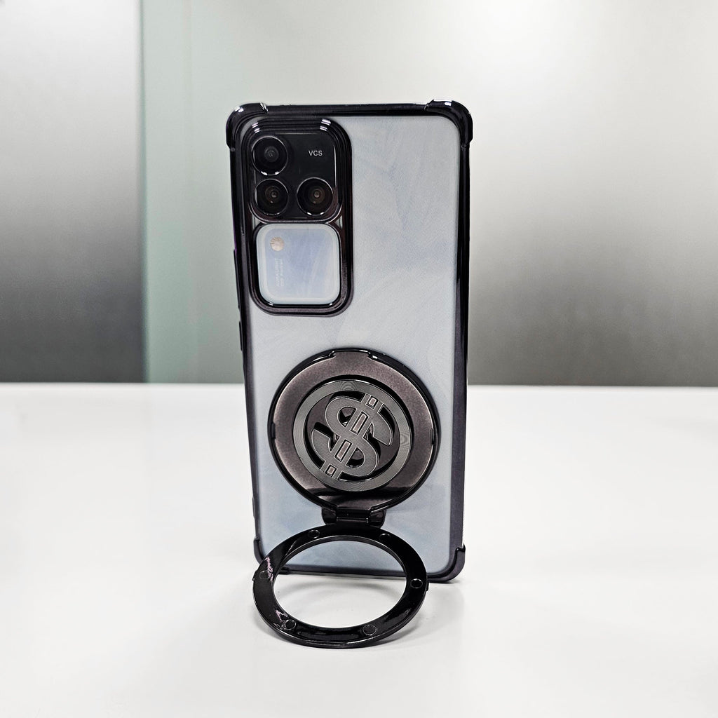 Vivo V30 Pro 5G Four Corner Airbags 100% Original Astro Money Magnet Rotating Dollar Case