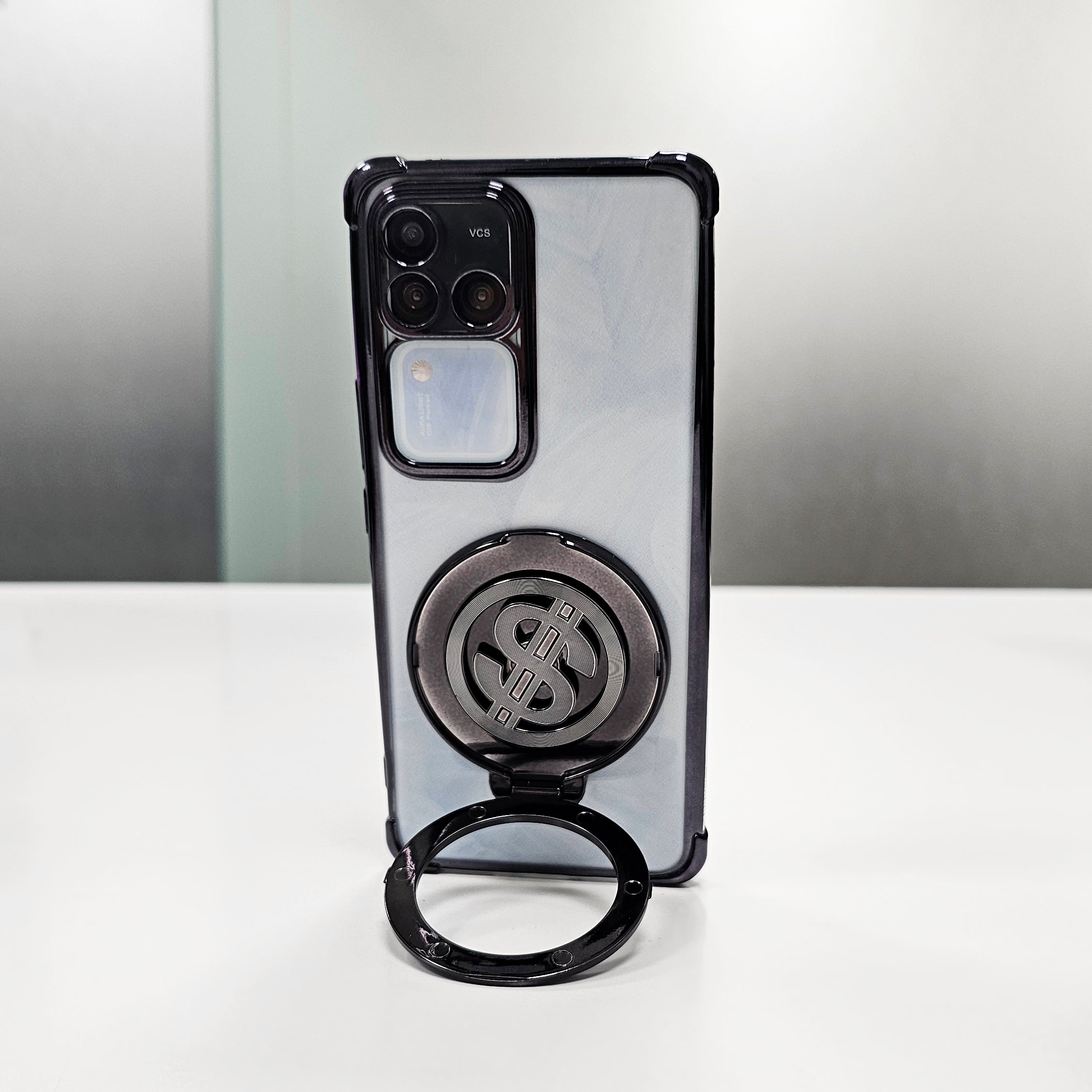 Vivo V30 Pro 5G Four Corner Airbags 100% Original Astro Money Magnet Rotating Dollar Case