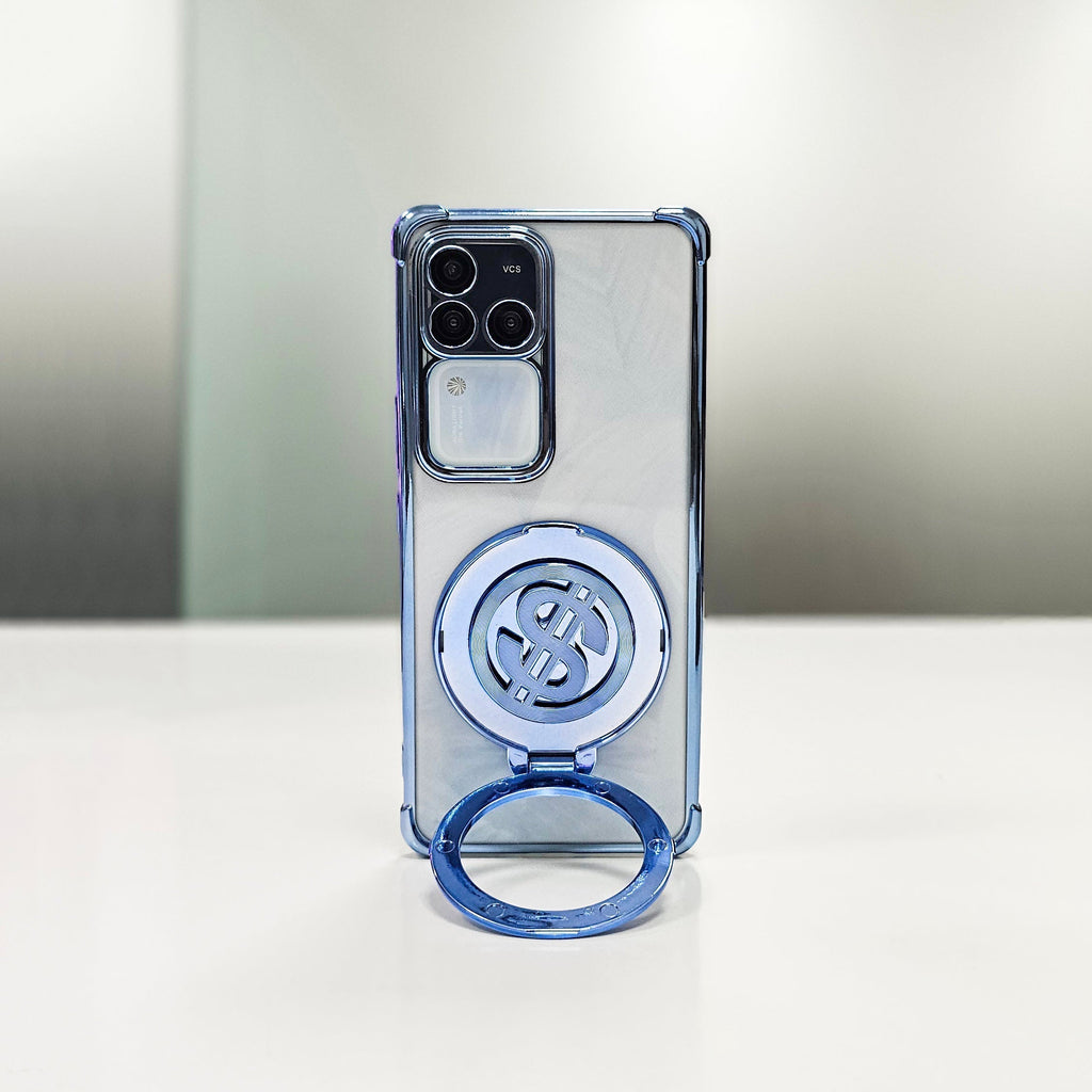 Vivo V30 Pro 5G Four Corner Airbags 100% Original Astro Money Magnet Rotating Dollar Case