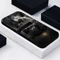 Vivo V60 5G Premium Acrylic Shockproof Glass Back Case ( Black BMW )