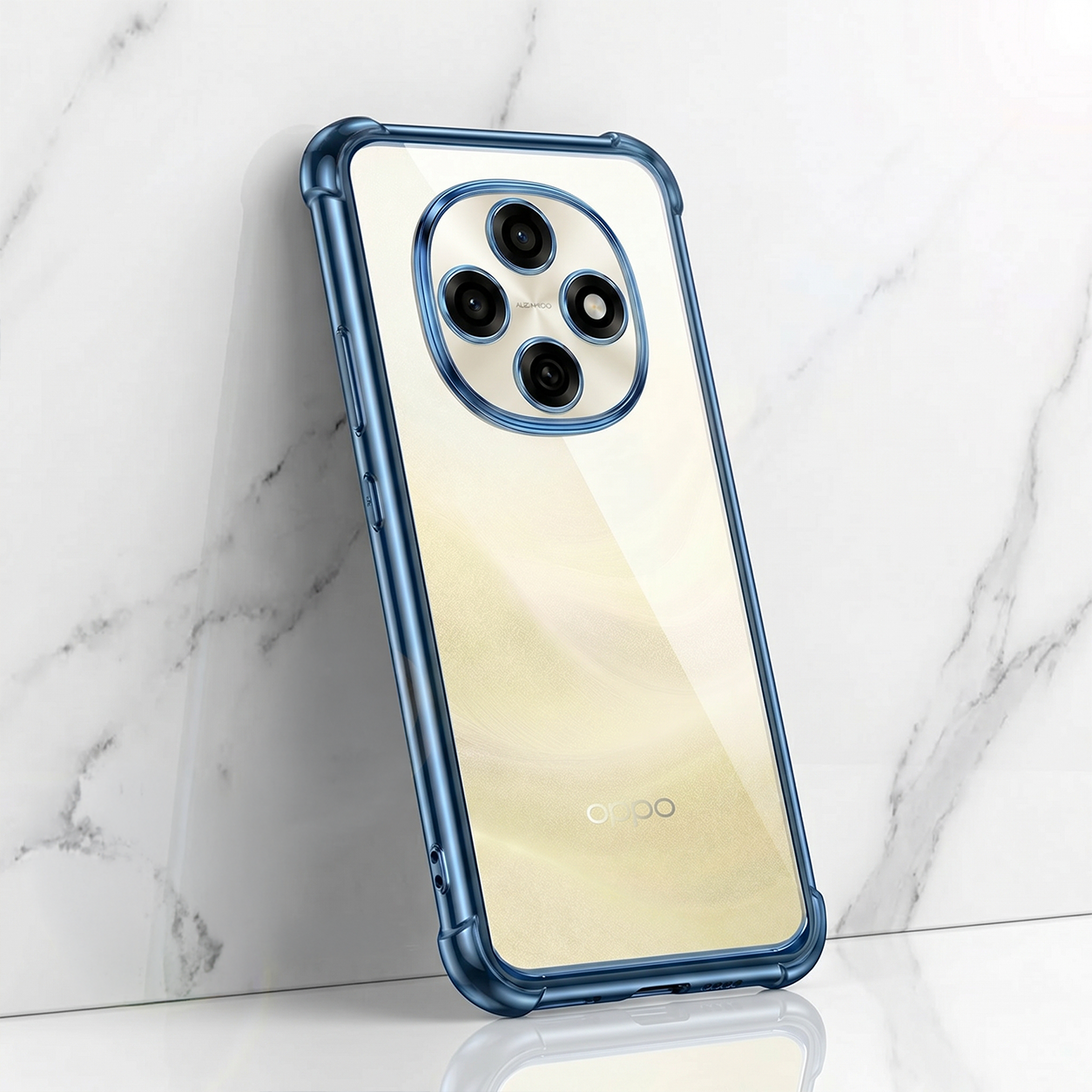 Oppo F31 Pro 5G Anti-Yellow Electroplating Transparent Airbags Case