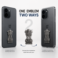 OnePlus Nord CE6 5G Compatible Satyamev Jayate 3D Metal Emblem Sticker