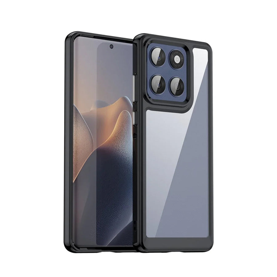Motorola Edge 60 Pro 5G Transparent Acrylic Protective Back Case