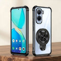 Vivo T5 Pro 5G Luxury Four Corner Invincible Bracket Ring Stand Case