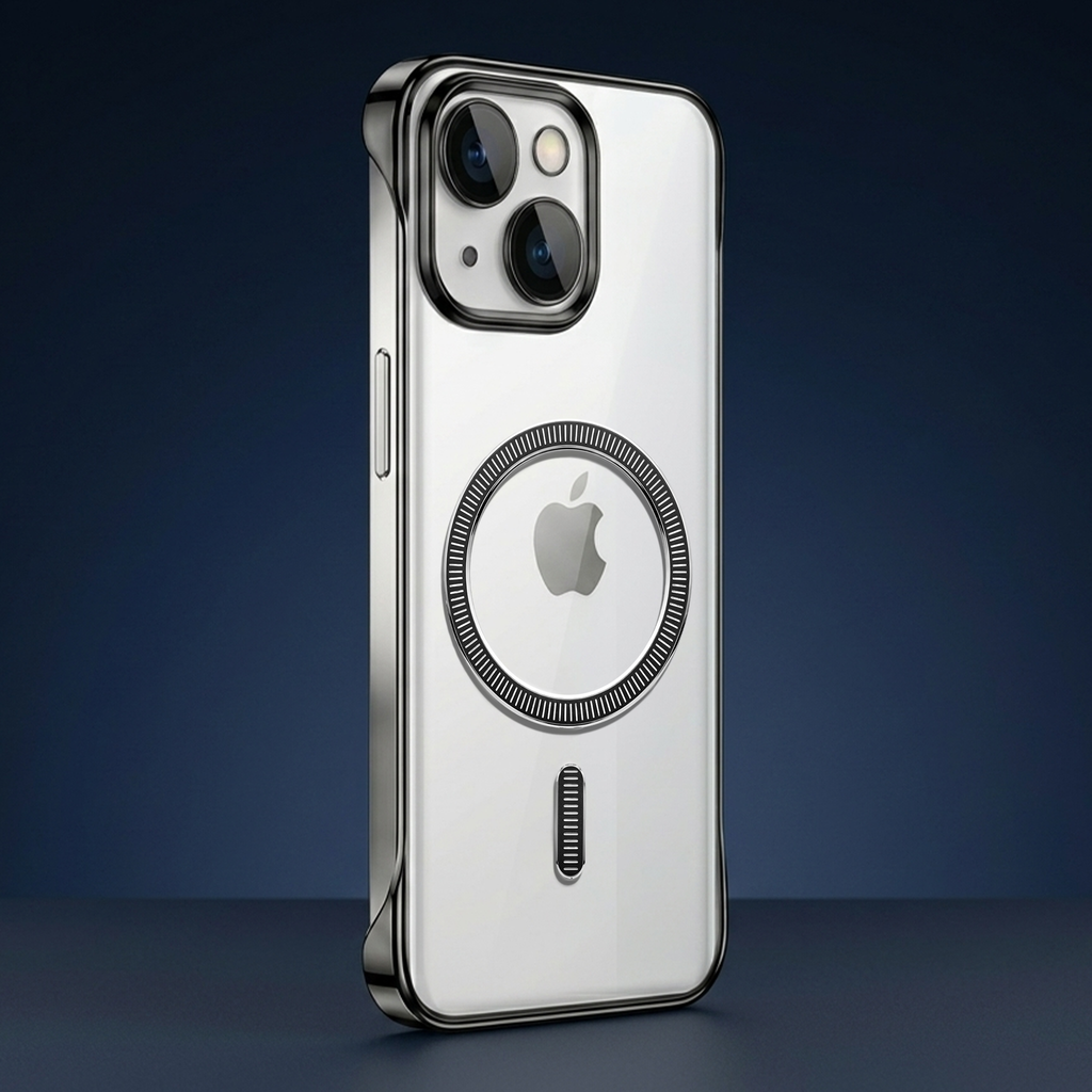 iPhone 15 Plus 5G Frameless MagSafe Shockproof Case