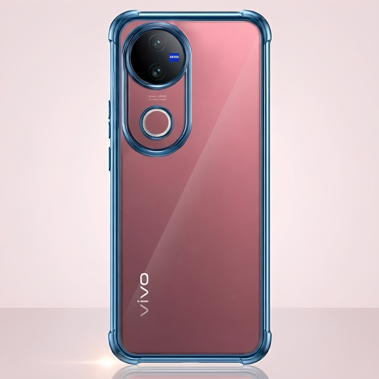Vivo V50 5G Anti-Yellow Electroplating Transparent Airbags Case