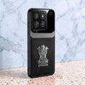 Motorola Edge 60 Fusion 5G Satyamev Jayate 3D Metal Leather Back Case