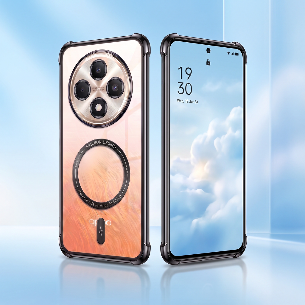 Oppo Reno 12F 5G Premium Magnetic MagSafe Shockproof Airbag Case