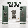 Oppo F33 5G Compatible Satyamev Jayate 3D Metal Emblem Sticker
