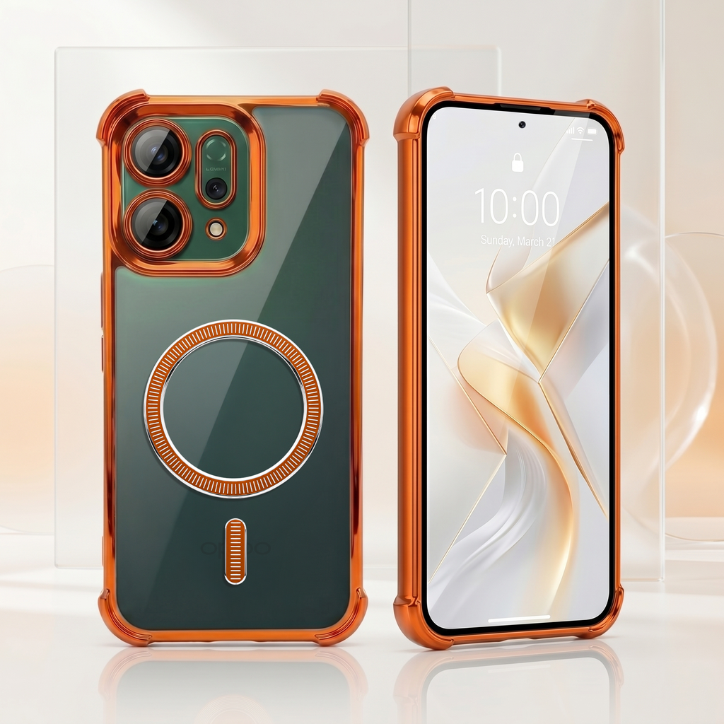 Oppo Reno 14 5G Magsafe Airbag Cosmic Orange Case