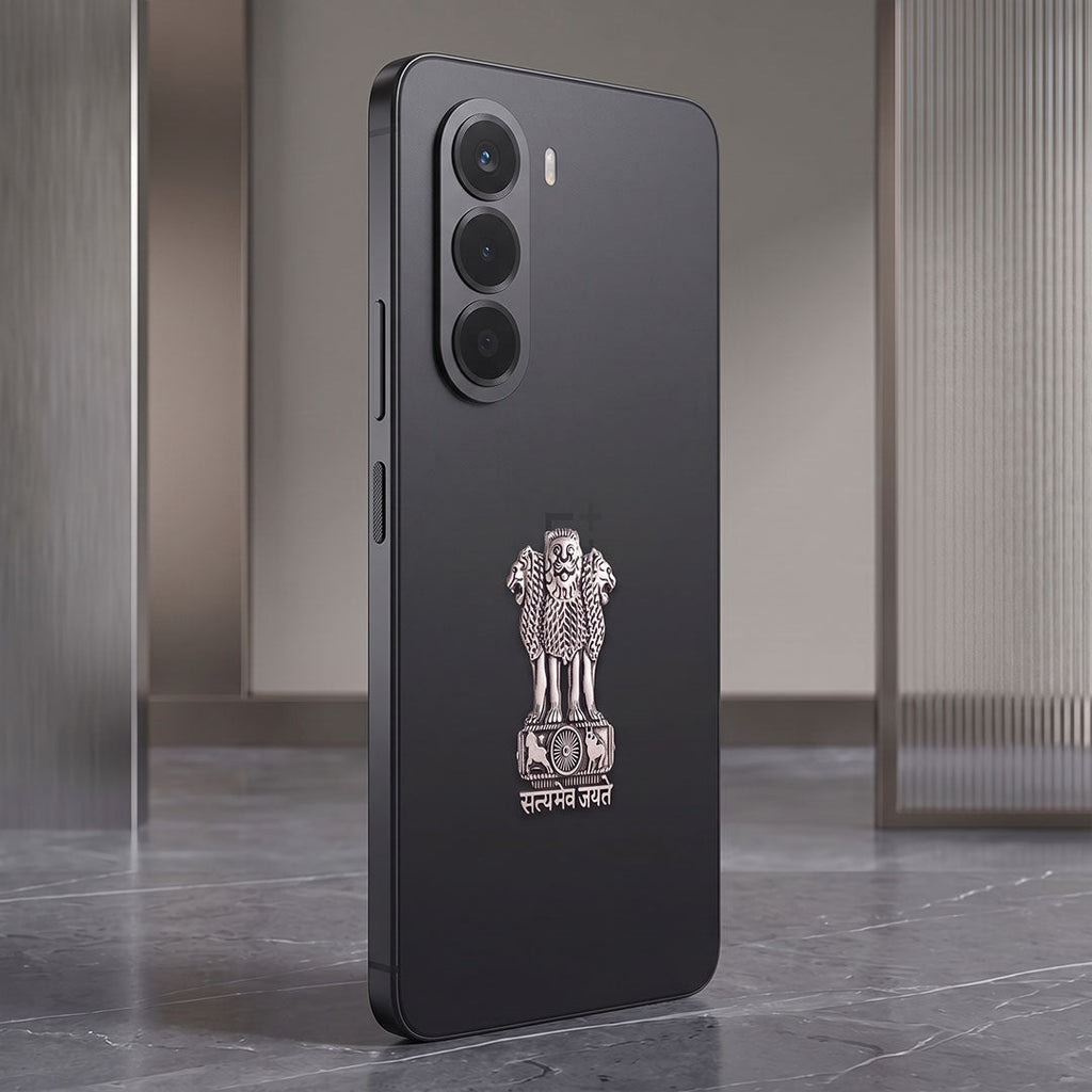 OnePlus Nord CE6 Lite 5G Compatible Satyamev Jayate 3D Metal Emblem Sticker