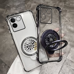 Vivo T2 Pro 5G Premium Stress Buster Wheel Rotating Shockproof Airbags Case