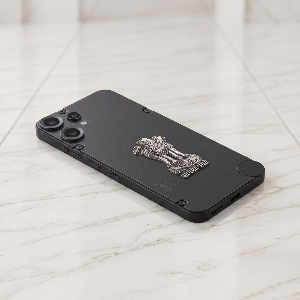 Nothing Phone 2 Pro 5G Compatible Satyamev Jayate 3D Metal Emblem Sticker