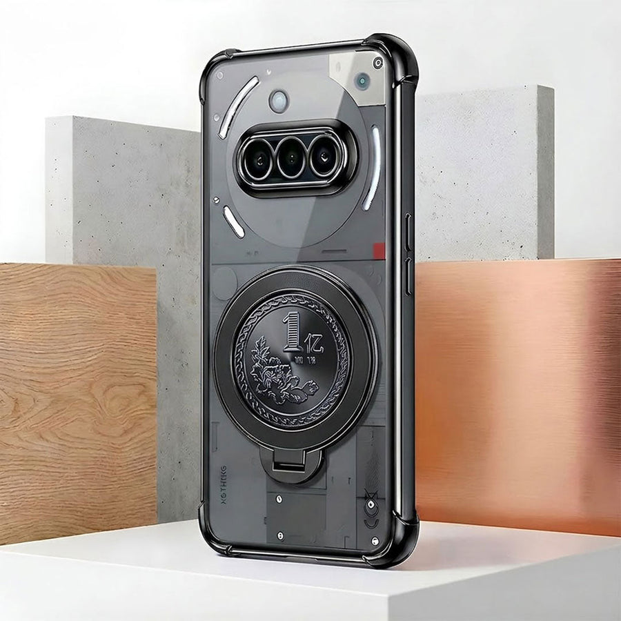 Nothing Phone 3a 5G Premium Billion Wheel Rotating Shockproof Airbags Case