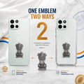 OnePlus Nord 6 5G Compatible Satyamev Jayate 3D Metal Emblem Sticker