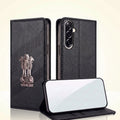 Samsung Galaxy A56 5G Satyamev Jayate 3D Emblem Magnetic Flip Wallet Case