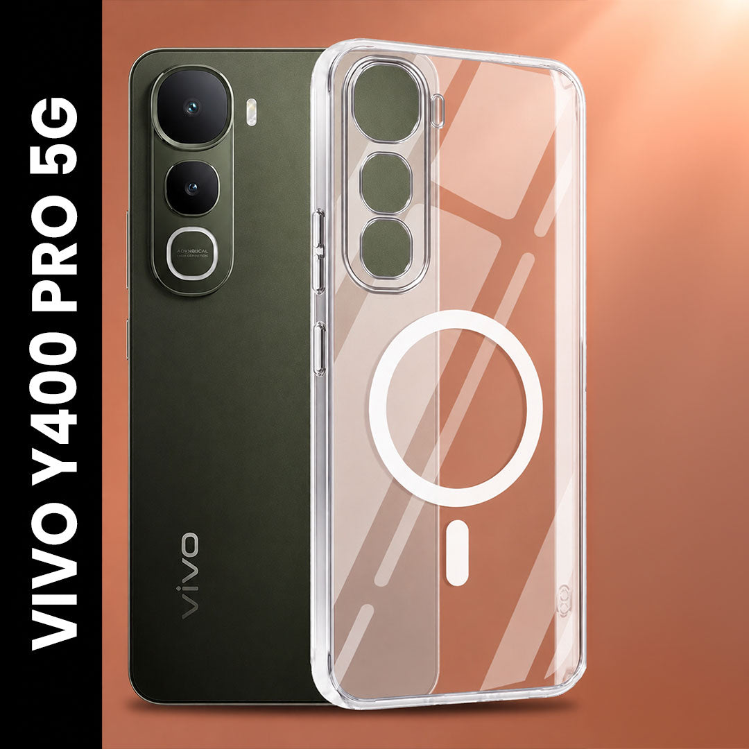 Vivo Y400 Pro 5G Clear Anti-Yellow MagSafe Protective Case