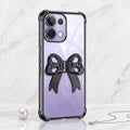 Oppo K13 5G Stylish Bow Knot Stand Transparent Shockproof Airbag Phone Case