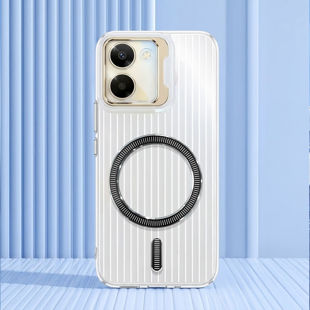 Vivo Y200 Pro 5G Anti-Yellow Magsafe Liquid Crystal Clear Case