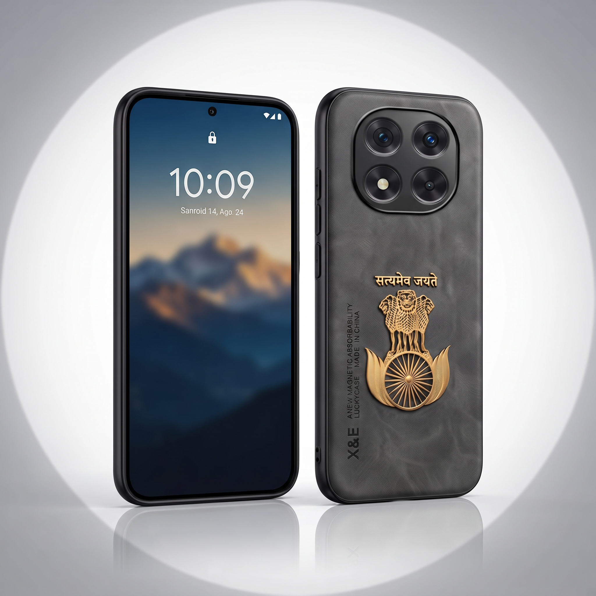 Redmi Note 14 Pro+ 5G Satyamev Jayate Comfortable Leather Phone Case