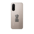 POCO C85x 5G Compatible Satyamev Jayate 3D Metal Emblem Sticker