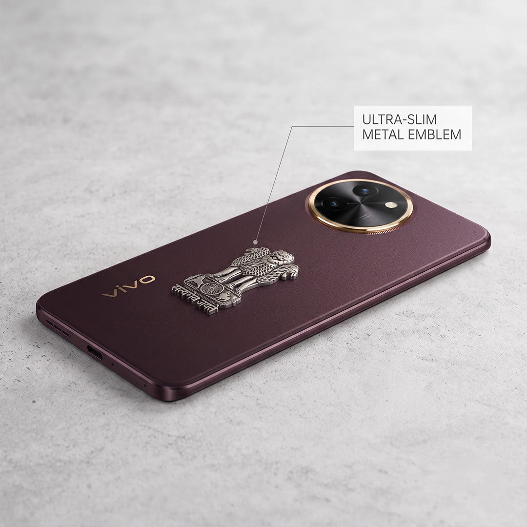 Vivo T3x 5G Compatible Satyamev Jayate 3D Metal Emblem Sticker