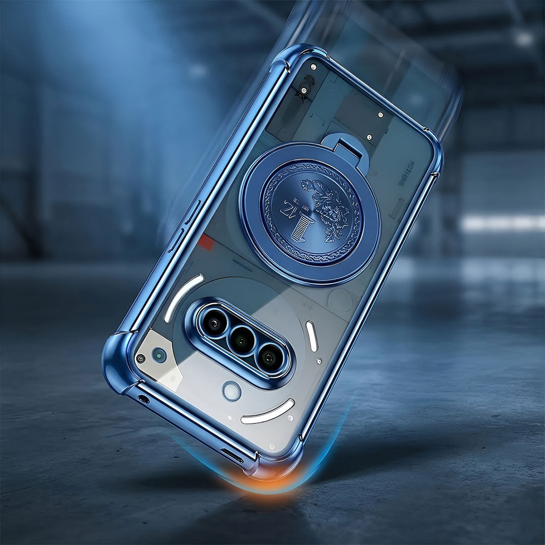 Nothing Phone 3a 5G Premium Billion Wheel Rotating Shockproof Airbags Case