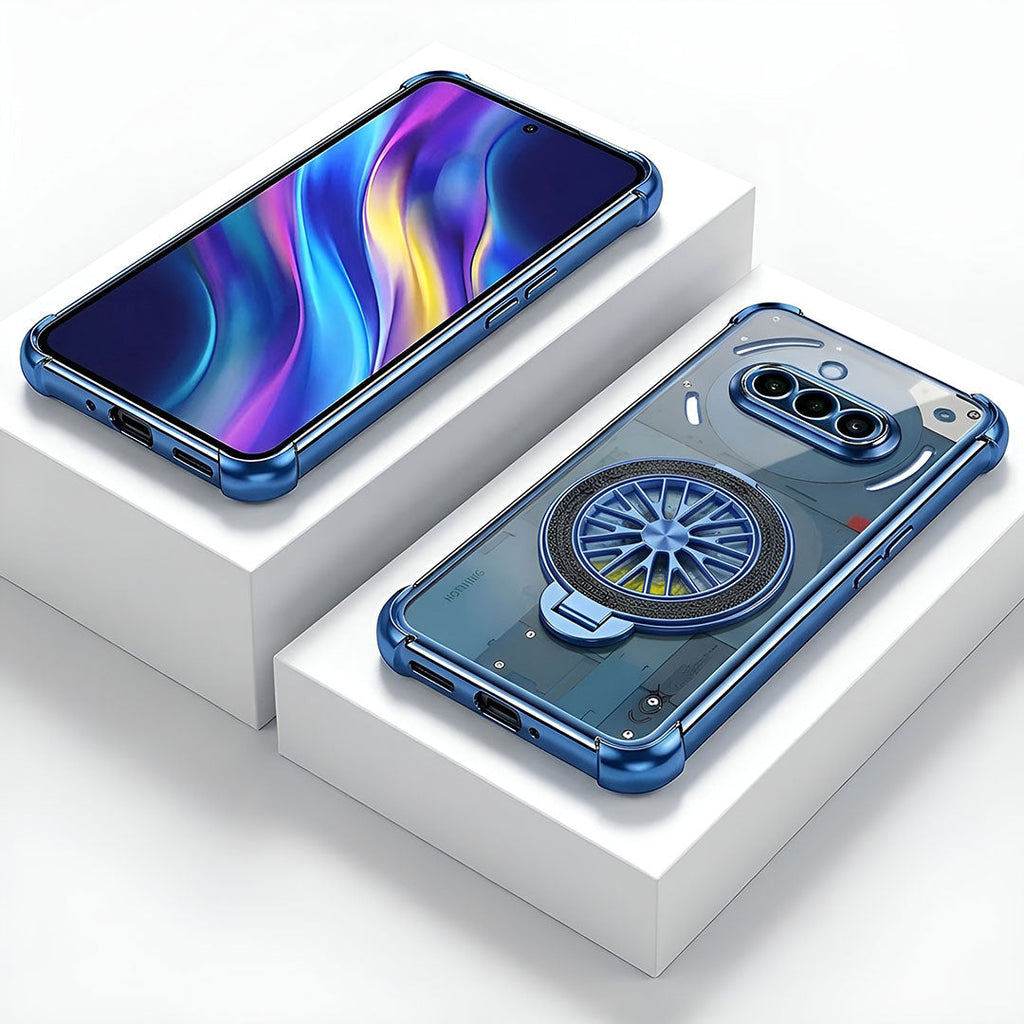 Nothing Phone 3a 5G Premium Stress Buster Wheel Rotating Shockproof Airbags Case