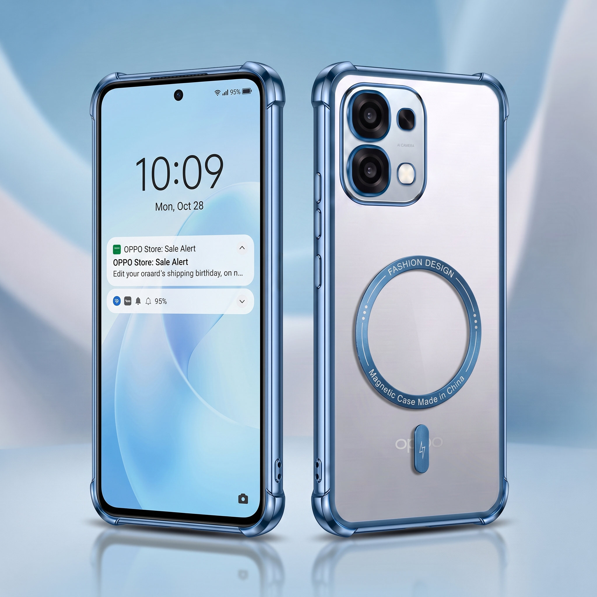 Oppo F31 5G Premium Magnetic MagSafe Shockproof Airbag Case