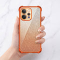 Vivo V70 5G Luxury Shockproof Shimmer Airbag Cosmic Orange Case