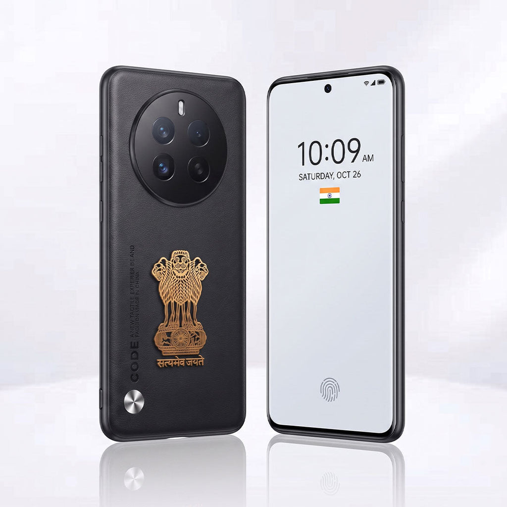 Realme 12 Pro+ 5G Satyamev Jayate Vegan Leather Back Case