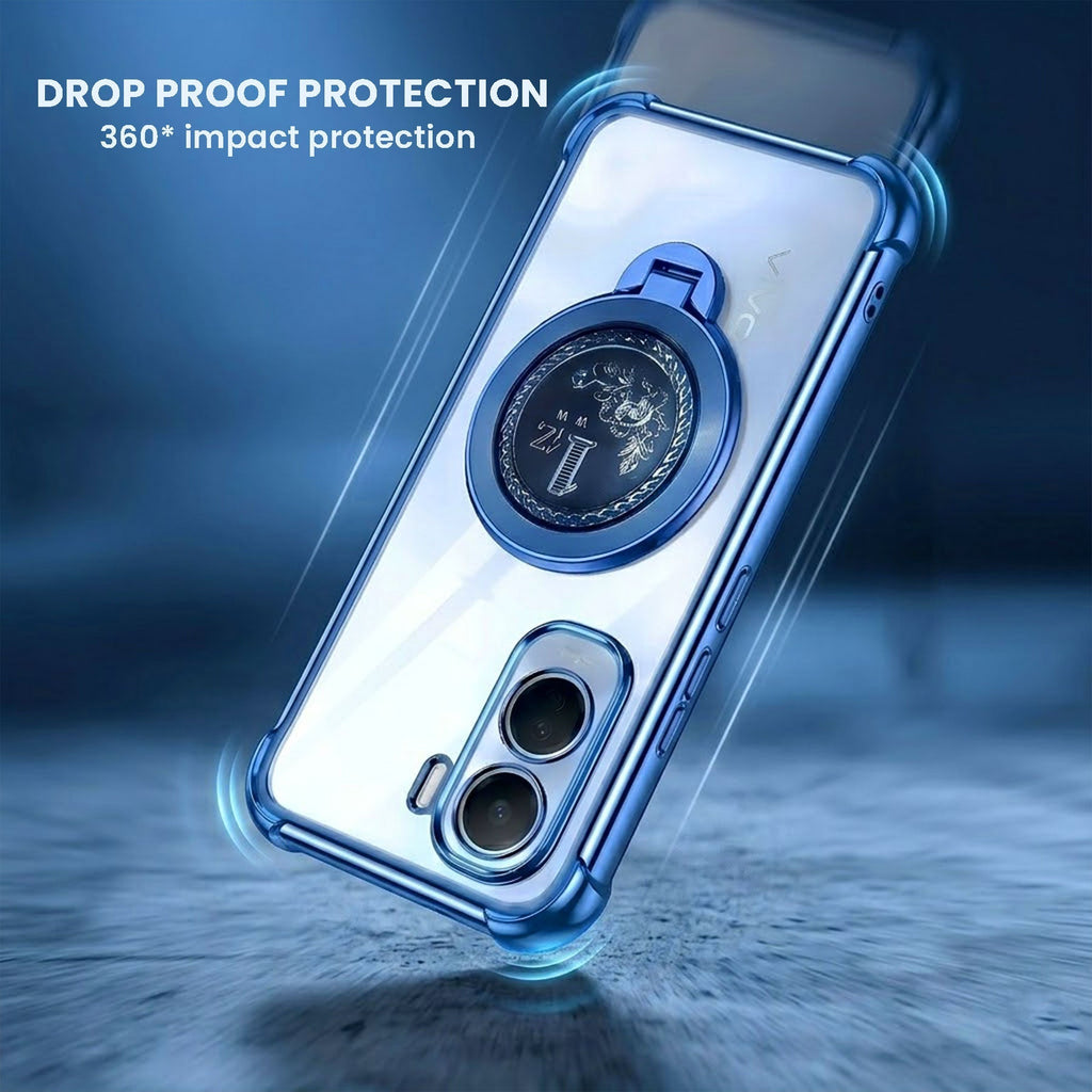 Vivo T5 Pro 5G Premium Billion Wheel Rotating Shockproof Airbags Case