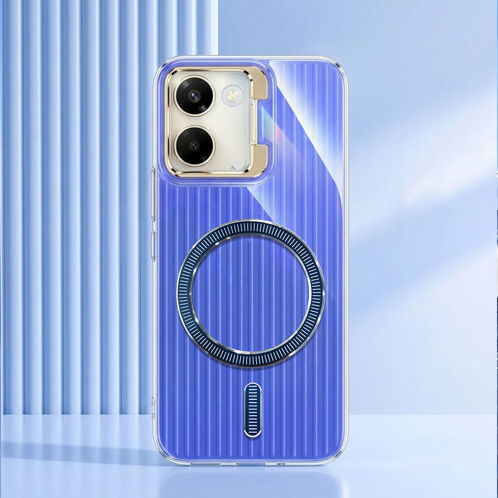 Vivo Y200 Pro 5G Anti-Yellow Magsafe Liquid Crystal Clear Case