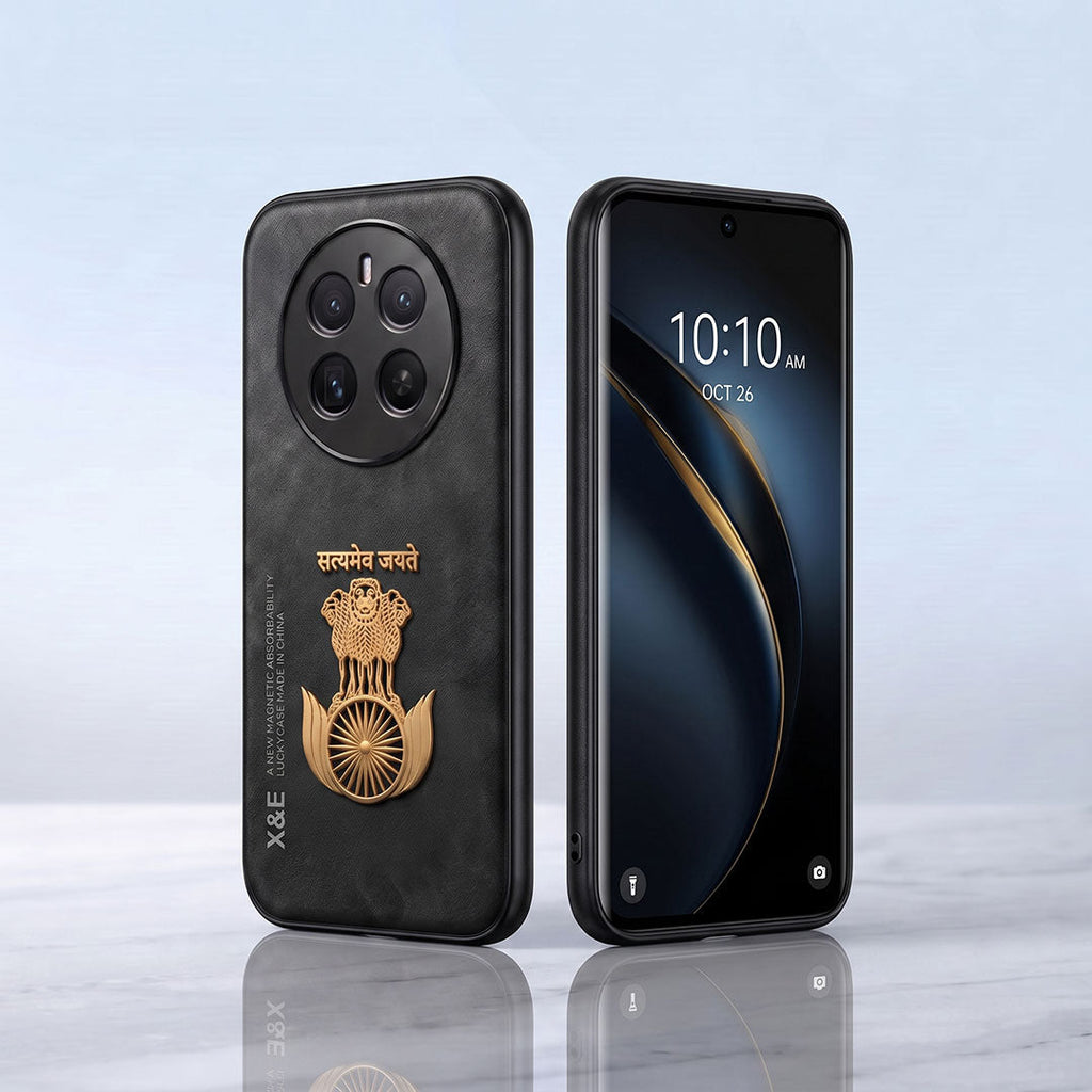 Realme 12 Pro+ 5G Satyamev Jayate Comfortable Leather Phone Case