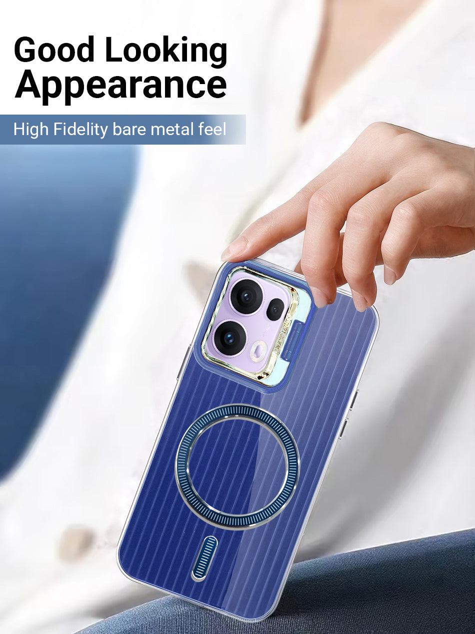 Oppo Reno 13 Pro 5G Anti-Yellow Magsafe Liquid Crystal Clear Case