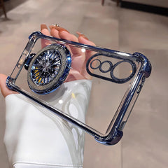 Vivo V40 Pro 5G Premium Stress Buster Wheel Rotating Shockproof Airbags Case